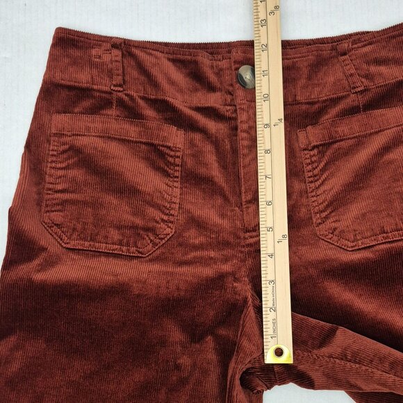 Matty M Womens Wide Leg Corduroy Pant, Brick, Size Small - NWoT - Picture 9 of 11